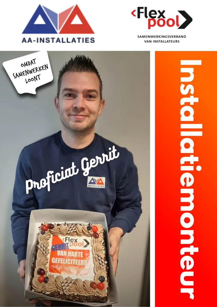 Wij bemiddelden Gerrit naar een vaste baan als installatiemonteur. Flexpool is er voor iedereen die werkt in de installatietechniek.