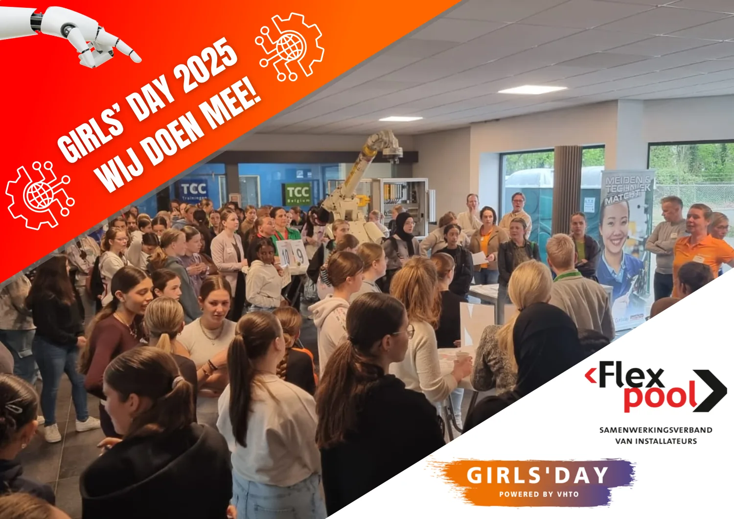 Meiden ontdekken techniek tijdens Girls’ Day 2025 in Urmond/Stein