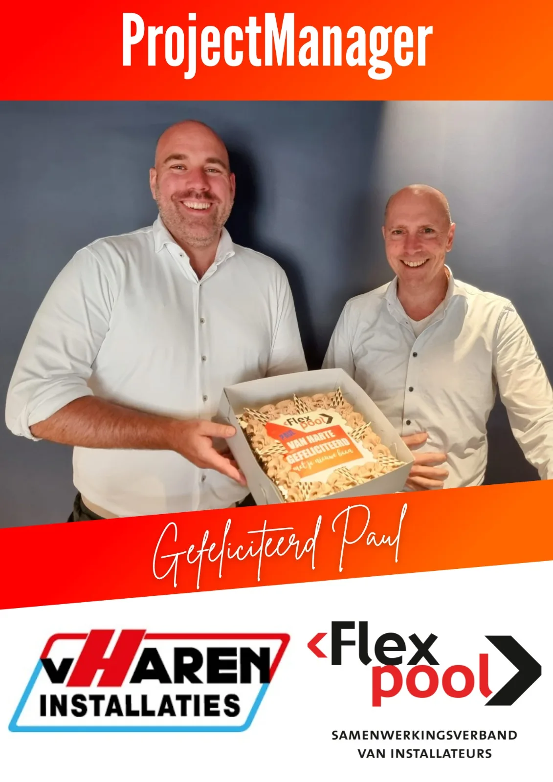 Paul is vol energie gestart bij Van Haren Cuijk.